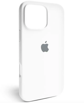 Накладка Silicone Full iPhone 16 Pro Max White 53536 фото