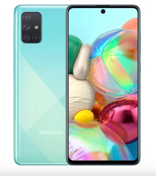 Samsung A715 Galaxy A71 6/128Gb Prism Crush Blue Вживаний Б/В (Стан 4+) 55023 фото