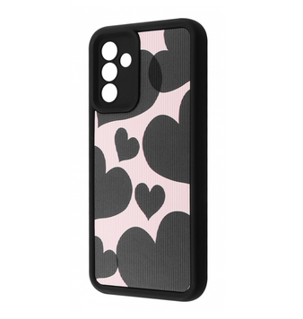 Накладка WAVE ArtFull Samsung A35(A356) Black Hearts 47584 фото