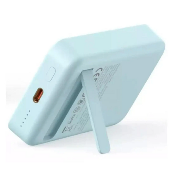 Додатковий акумулятор XOPR231 magnetic 15W wireless charging+PD20W 10000mAh Blue 45315 фото