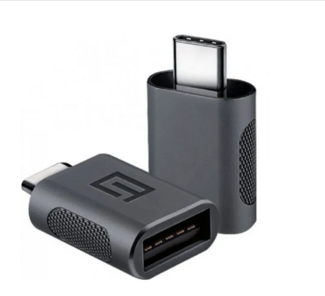 Перехідник ArmorStandart OTG Type-C to USB-A Space Grey (ARM69356) 44918 фото