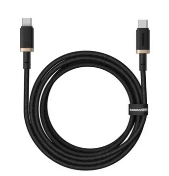 Кабель Baseus Dura Series 100W Type-C-Type-C 2m Gold-black 51288 фото