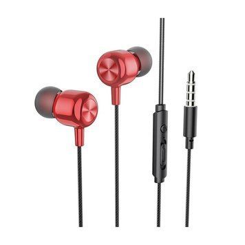 Навушники Hoco M-87 + Mic Red Flame 44477 фото