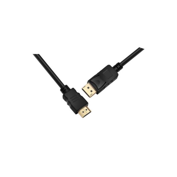 Кабель Prologix DisplayPort - HDMI V 1.2 (MM), 1 м, Black (PR-DP-HDMI-P-02-30-1m) 44800 фото