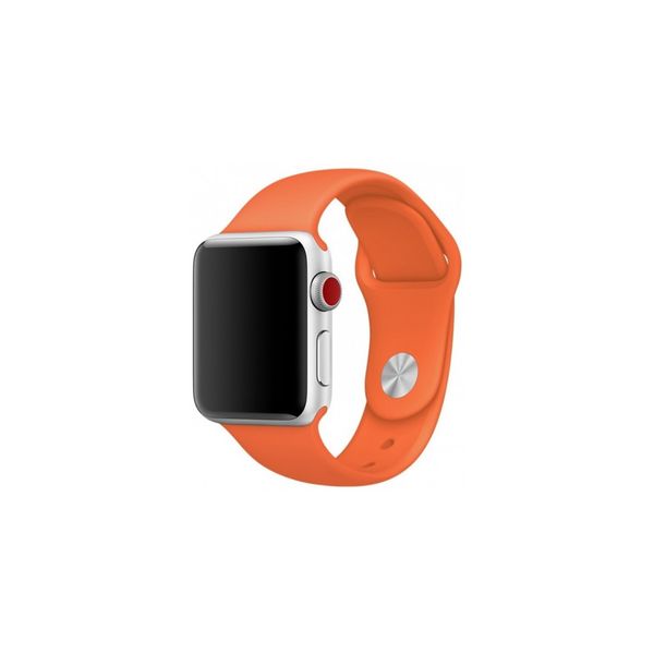 Ремінець Apple Watch силікон 38/40mm. Orange 22565 фото