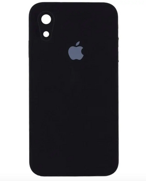 Накладка Silicone Full Square iPhone XR Black 51987 фото