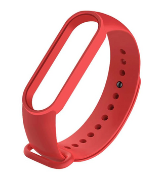 Ремінець для браслета Xiaomi Mi Band 5/6 Red 30391 фото