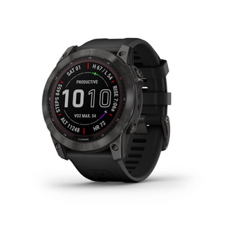 Garmin Fenix 7X Pro Sapphire Solar Carbon G. DLC Tit. with Vented Tit. Bracelet (010-02778-30) 44118 фото