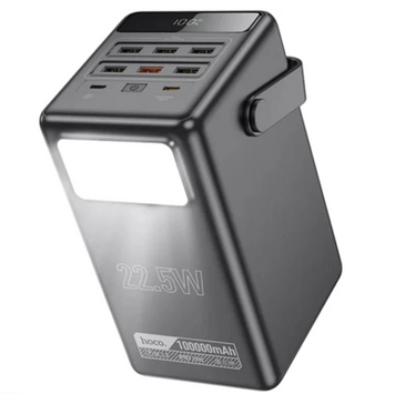 Додатковий акумулятор Hoco DB249 Action 100000mAh 22.5W Black 47961 фото
