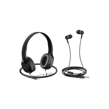 Навушники накладні Bluetooth HOCO W24 Enlighten headphones with mic set Red 41817 фото