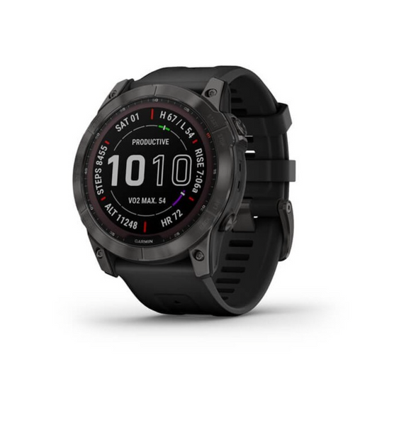 Garmin Fenix 7X Pro Sapphire Solar Carbon G. DLC Tit. with Vented Tit. Bracelet (010-02778-30) 44118 фото