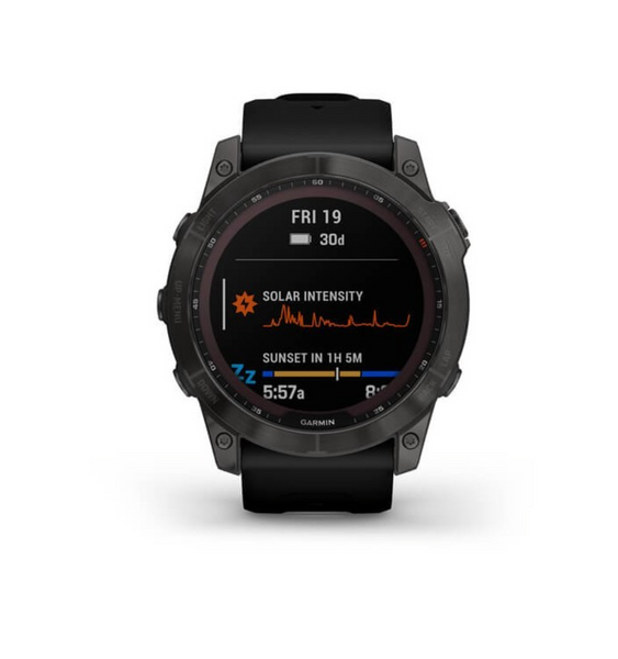 Garmin Fenix 7X Pro Sapphire Solar Carbon G. DLC Tit. with Vented Tit. Bracelet (010-02778-30) 44118 фото