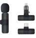 Бездротовий петличний мікрофон Borofone BFK12 Type-C/Lightning Black 54509 фото 3