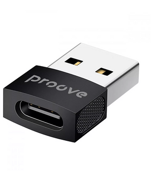 Перехідник OTG Proove Extension Type-C-USB Black 54471 фото
