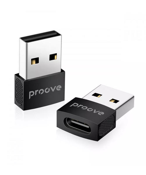 Перехідник OTG Proove Extension Type-C-USB Black 54471 фото