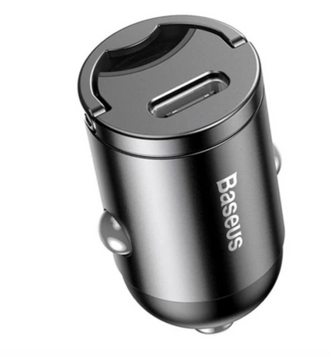 Автомобільний адаптер BASEUS Tiny Star Mini PPS Car Charge Type-C Port 30W Gray 33663 фото