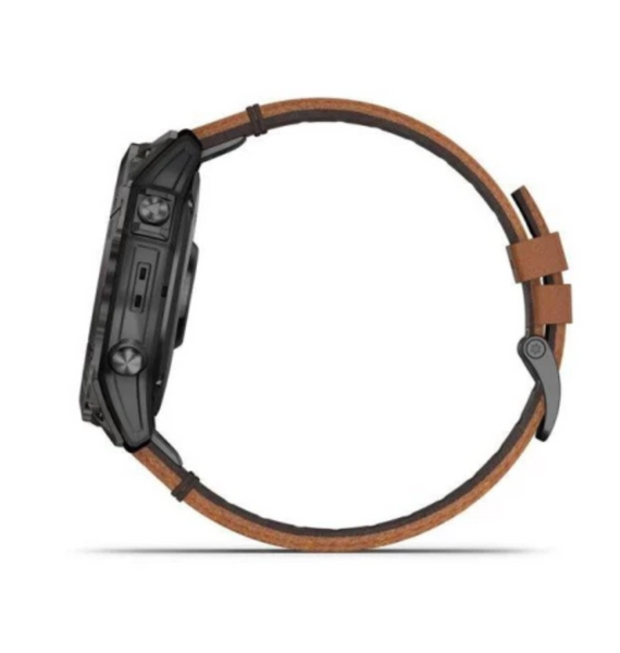 Garmin Epix Pro Gen 2 Sapphire 51mm Carbon G. DLC Tit. with Chestnut L. Band (010-02804-30) 45155 фото