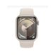 Apple Watch Series 9 GPS 45mm Starlight Aluminum Case with Starlight Sport Band SM (MR963) 46163 фото 2