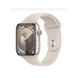 Apple Watch Series 9 GPS 45mm Starlight Aluminum Case with Starlight Sport Band SM (MR963) 46163 фото 1