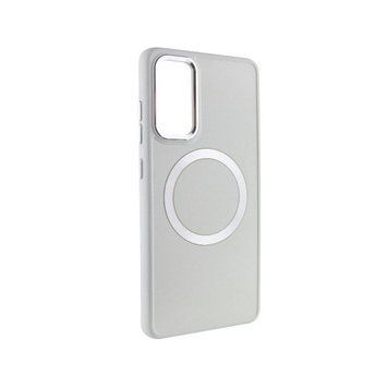 Накладка Bonbon Metal Style with MagSafe для Samsung S24 White 43845 фото