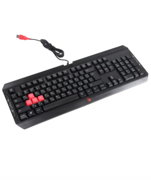 Клавіатура A4Tech Bloody Q100 Ukr Black USB 37979 фото